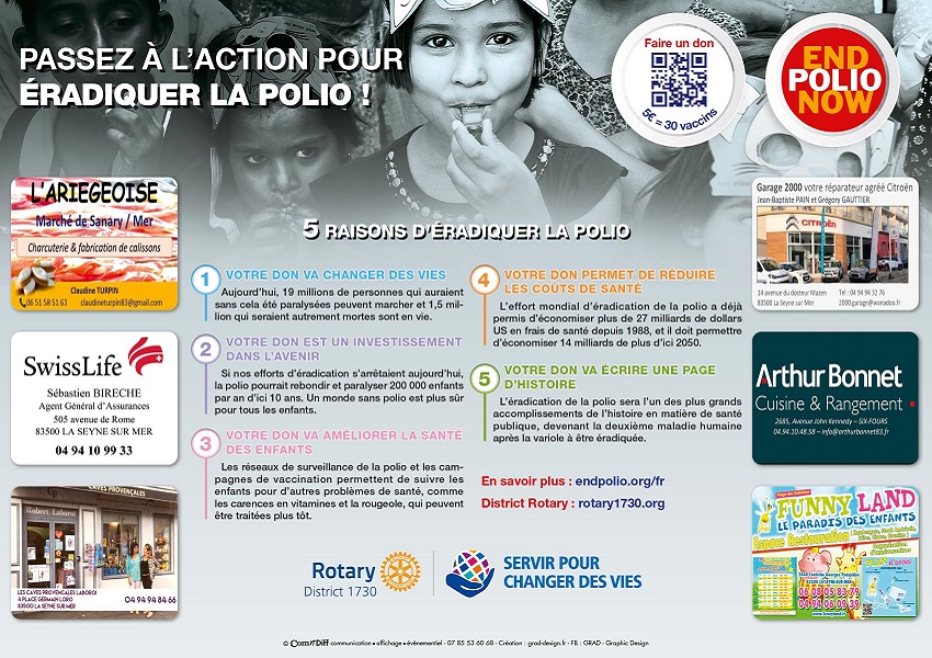 Image DES SETS GAGNANTS CONTRE LA POLIO