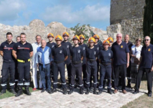 Image Action jeunesse avec les aspirants sapeurs pompiers