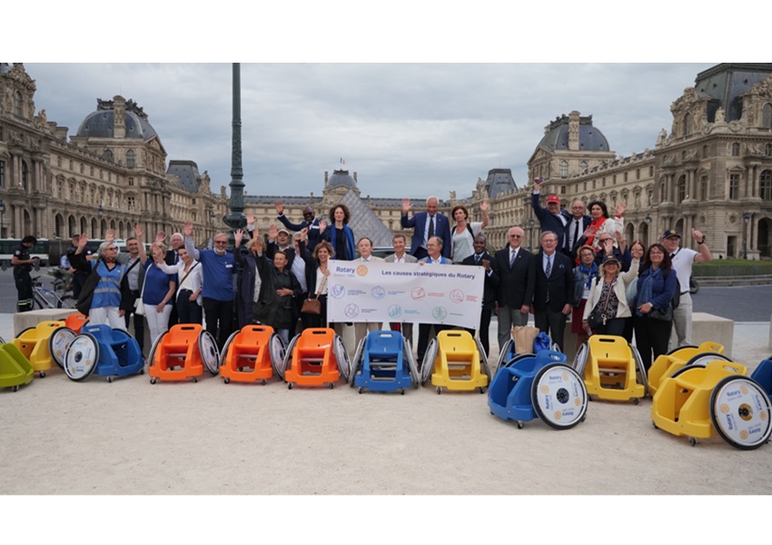 Image JEUX PARALYMPIQUES DE PARIS : DES ROTARIENS IMPLIQUÉS