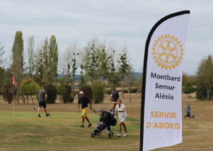 Image Première coupe Rotary au Profit de la section Handigolf du pré Lamy