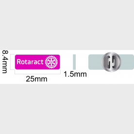 INSIGNE ROTARACT (PAR 50)  disponible sous 4 semaines