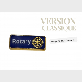 Insigne du Rotary « officiel 2024 » - Nouveau Modèle EN STOCK ! (lot 50 ex)